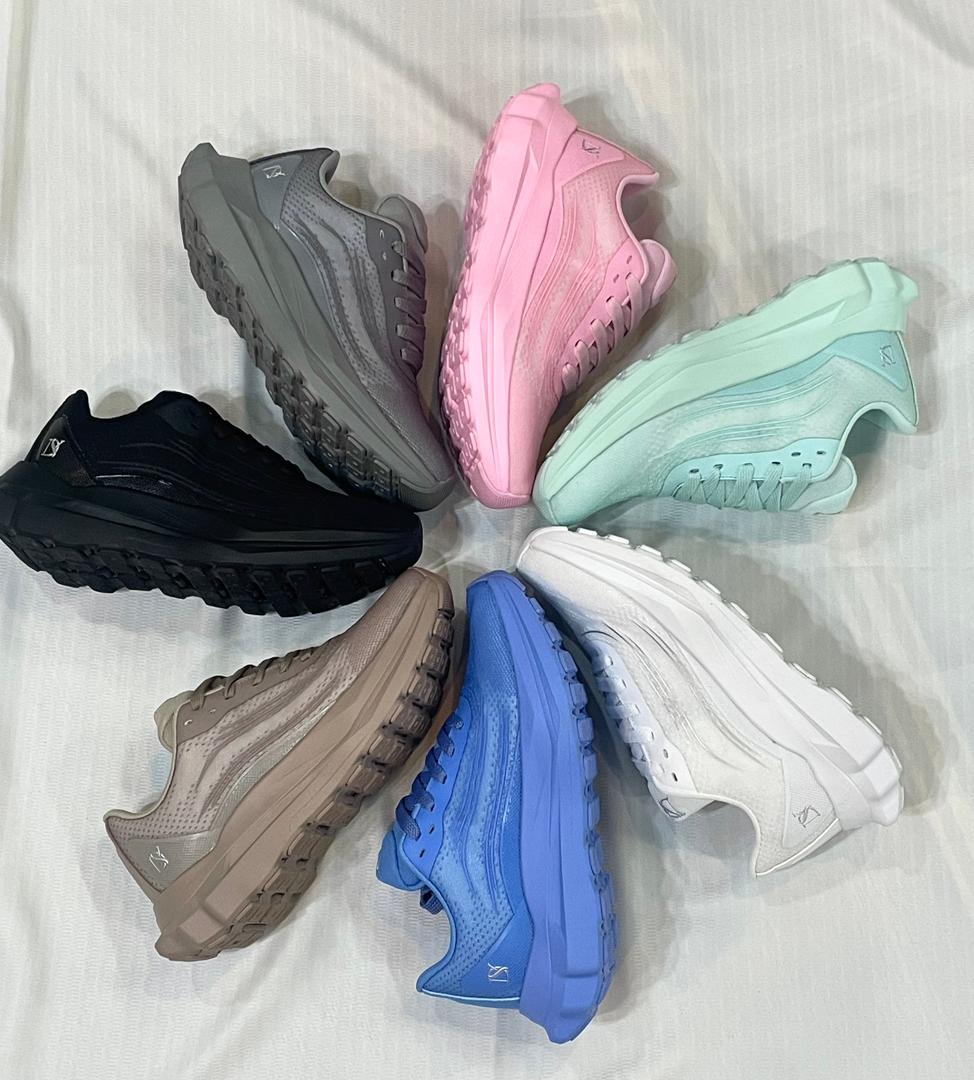 Sports sneakers for training, hiking, gym and yoga
