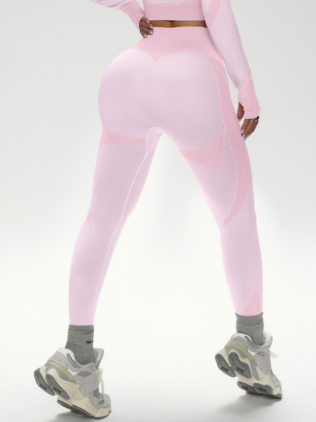 Leggings deportivos para mujer que levantan los glúteos, color beige, para entrenamiento, gimnasio, yoga, fitness