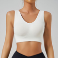 Top bra deportivo para mujer con tirantes cruzados, sin espalda, para entrenamiento, gimnasio, yoga, fitness