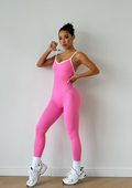 Body femenino con tirantes dobles que moldean el cuerpo, para entrenamiento, gimnasio y yoga
