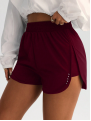 Pantalones cortos deportivos para mujer que realzan los glúteos en color azul, para entrenamiento, gimnasio, yoga y fitness