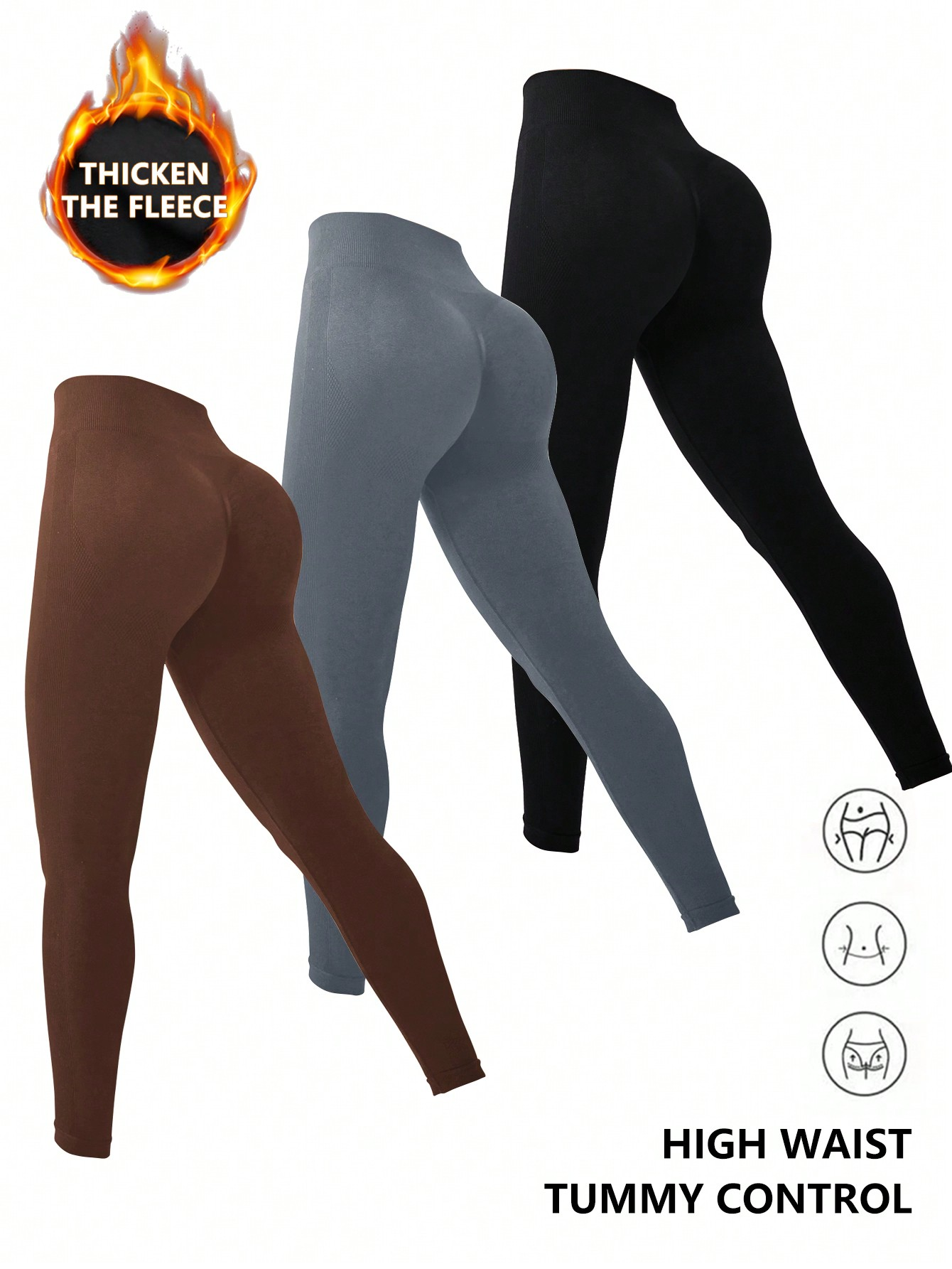 Leggings deportivos para mujer que levantan glúteos, gimnasio, yoga