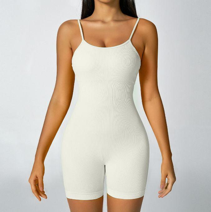 Body femenino con tirantes dobles, moldea el cuerpo, para entrenamiento, gimnasio y yoga