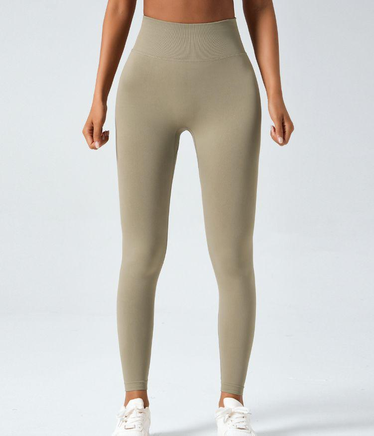 Leggings deportivos para realzar los glúteos de mujer en color gris, para gimnasio y yoga