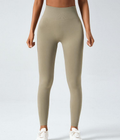 Leggings deportivos bicolor para mujer, realzadores de glúteos con estampados transparentes, para gimnasio, yoga