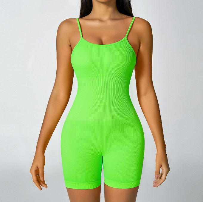 Body femenino con tirantes dobles, moldea el cuerpo, para entrenamiento, gimnasio y yoga